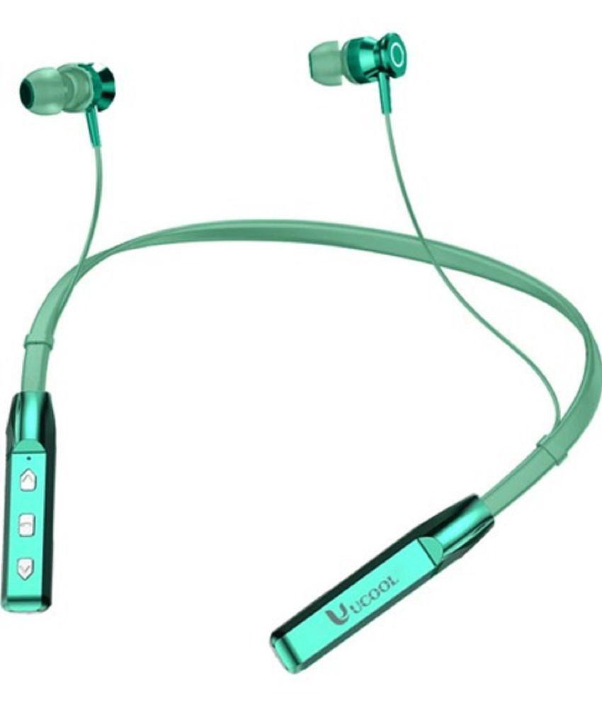 UCOOL Bluetooth Wireless Neckband In-the-ear Bluetooth Headset with Upto 30h Talktime True Wireless - Green - Green