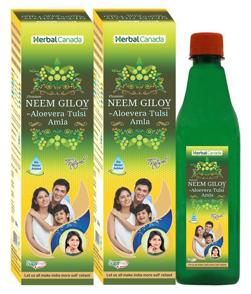 Herbal Canada Neem Giloy Liquid 1 l Pack Of 2