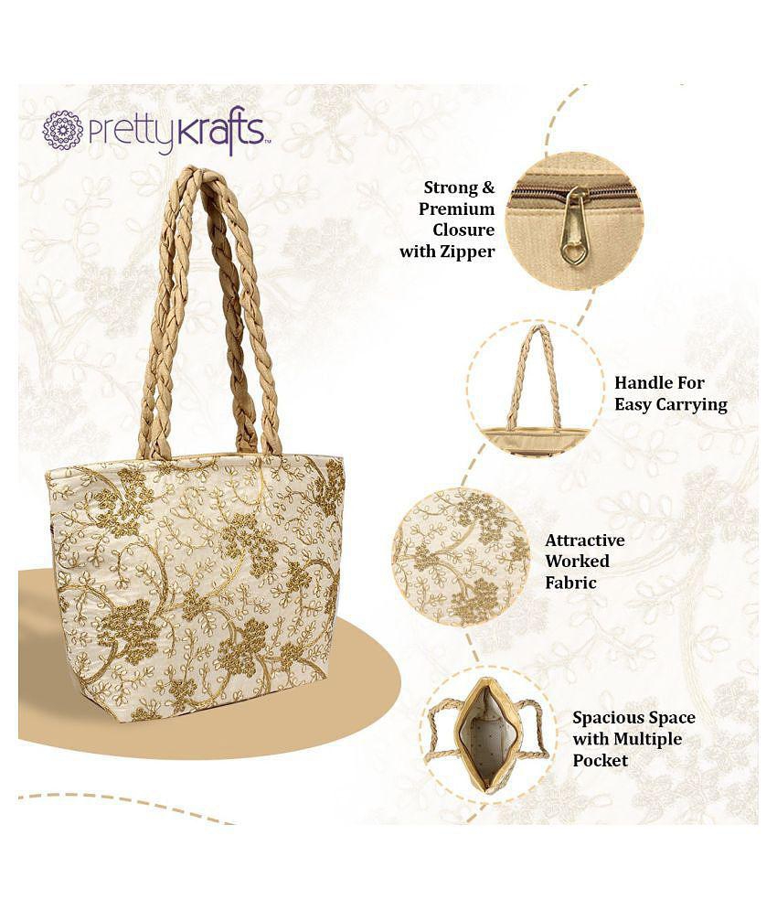 Top Men PrettyKrafts Gold Shopping Bags - 1 Pc - Gold 2025 at ShopCircuit | ONDC