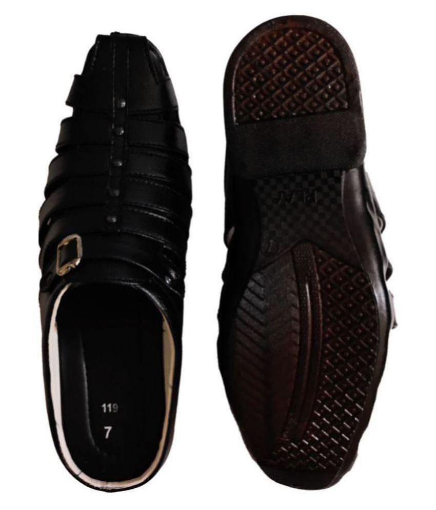 Top Men RAGE GAZE - Black  Men's Sandals - 7 2025 at ShopCircuit | ONDC