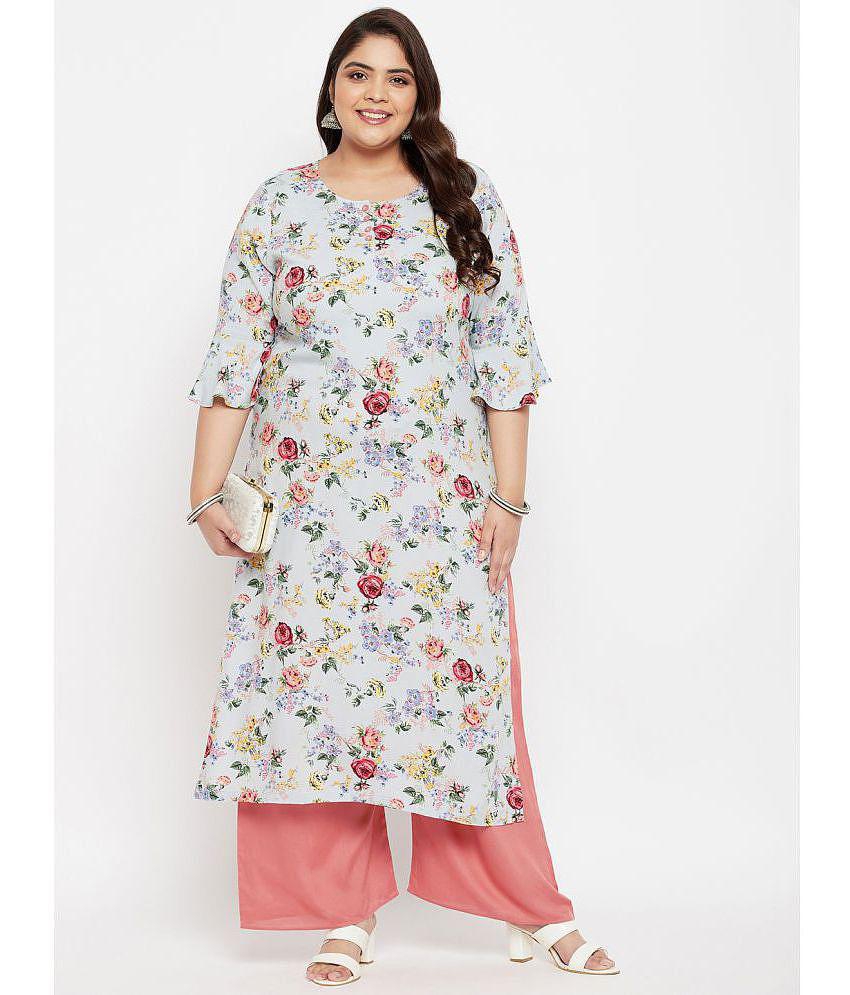 Tissu - Multicoloured Straight Rayon Women''s Stitched Salwar Suit ( Pack of 1 ) - None