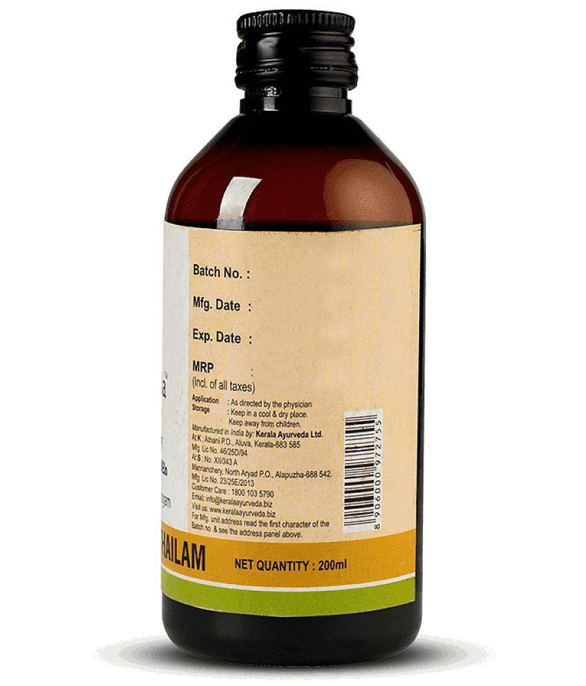 Kerala Ayurveda Mahamasha Thailam 200ml, Relieves Numbness and Muscle Weakness, Relieves Lack of Sensation