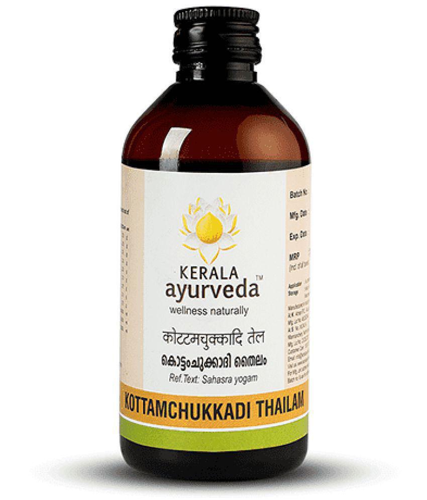 Kerala Ayurveda Kottamchukkadi Thailam 200 ML, For Tennis Elbow & Sports injuries, Relieves joint swelling and inflammation, Oil for Spondylosis