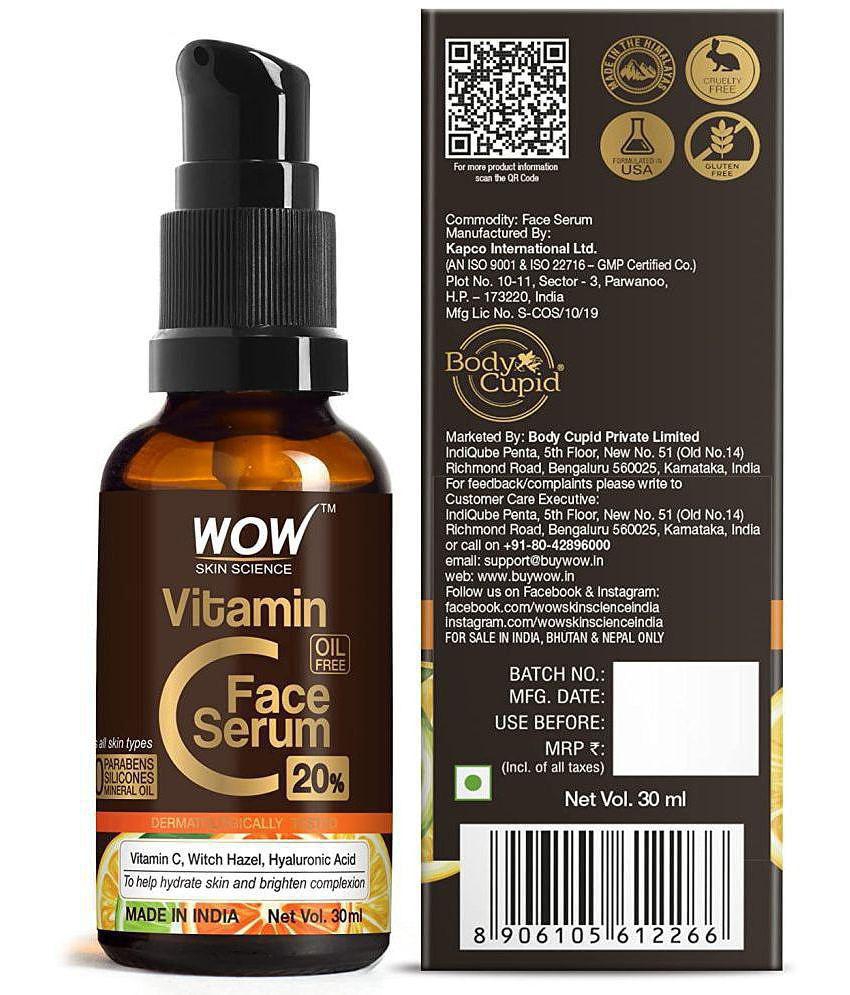 WOW Skin Science Vitamin C Skin Clearing Serum Genuine 20% (30 ml)