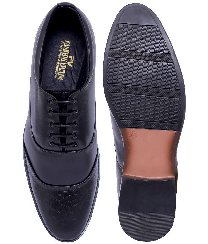 Premium Women Fashion Victim Derby Genuine Leather Black Formal Shoes - None 2025 at ShopCircuit