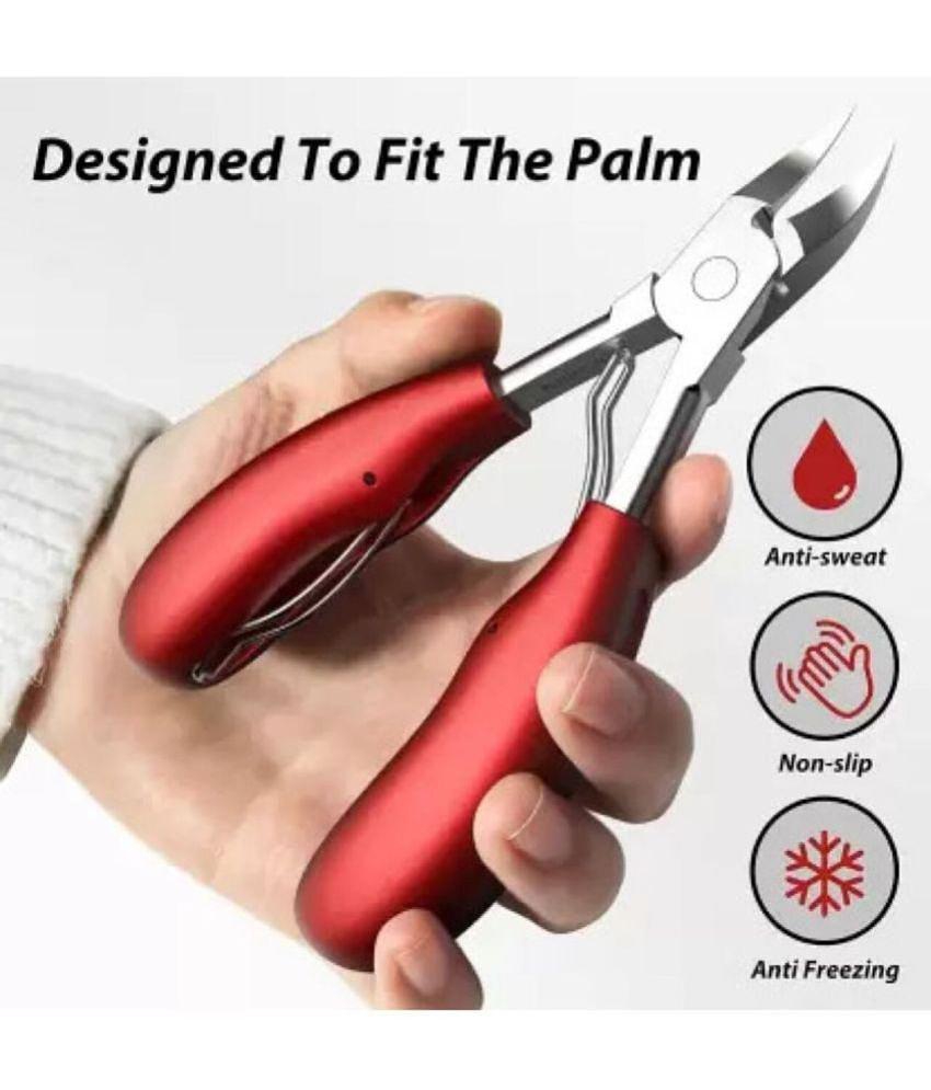 KP2Â® Nail Cutter for Men & Women,Podiatrist Toenail Cuticle Cutter,Professional Thick & Ingrown Toe Nail Clippers,Pedicure Clippers Toenail Cutters,Super Sharp Blade Grooming Tool