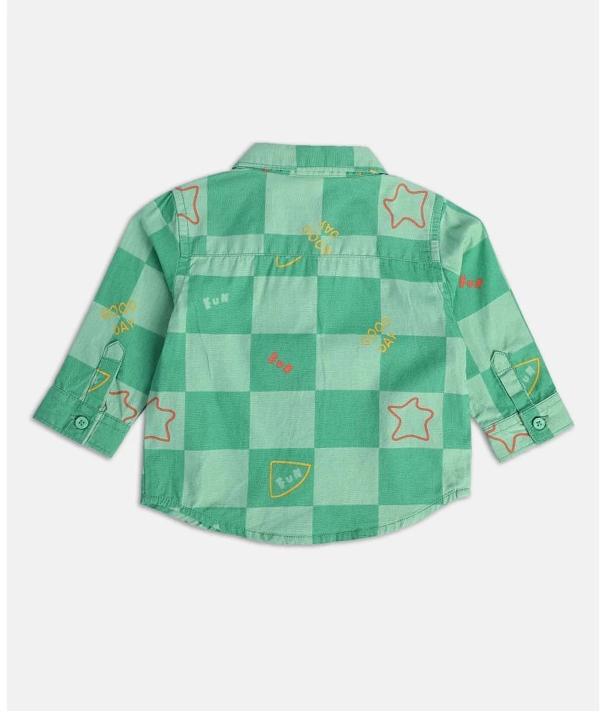 Buy Online Miniklub Retail Private Limited MINI KLUB - Green Baby Boy Shirt ( Pack of 1 ) - None