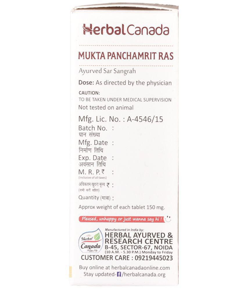 Herbal Canada Mukta Panchamrit Tablet 50 no.s