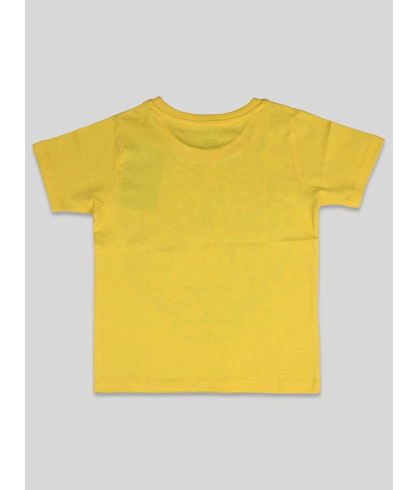 Buy Online Durakart Marketing Private Limited Be Awara - Yellow Unisex T-Shirt ( Pack of 1 ) - None