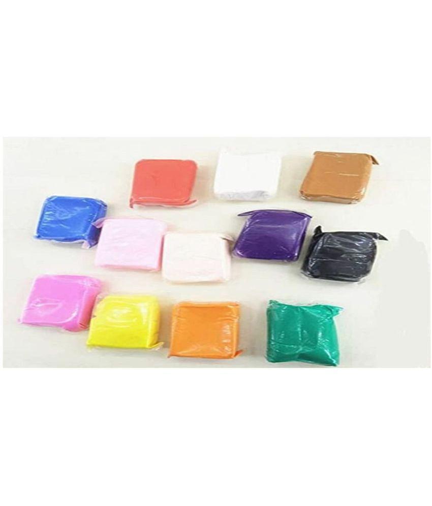 MBS kids paper clay ( Pack of 12 ) - Multi-Color