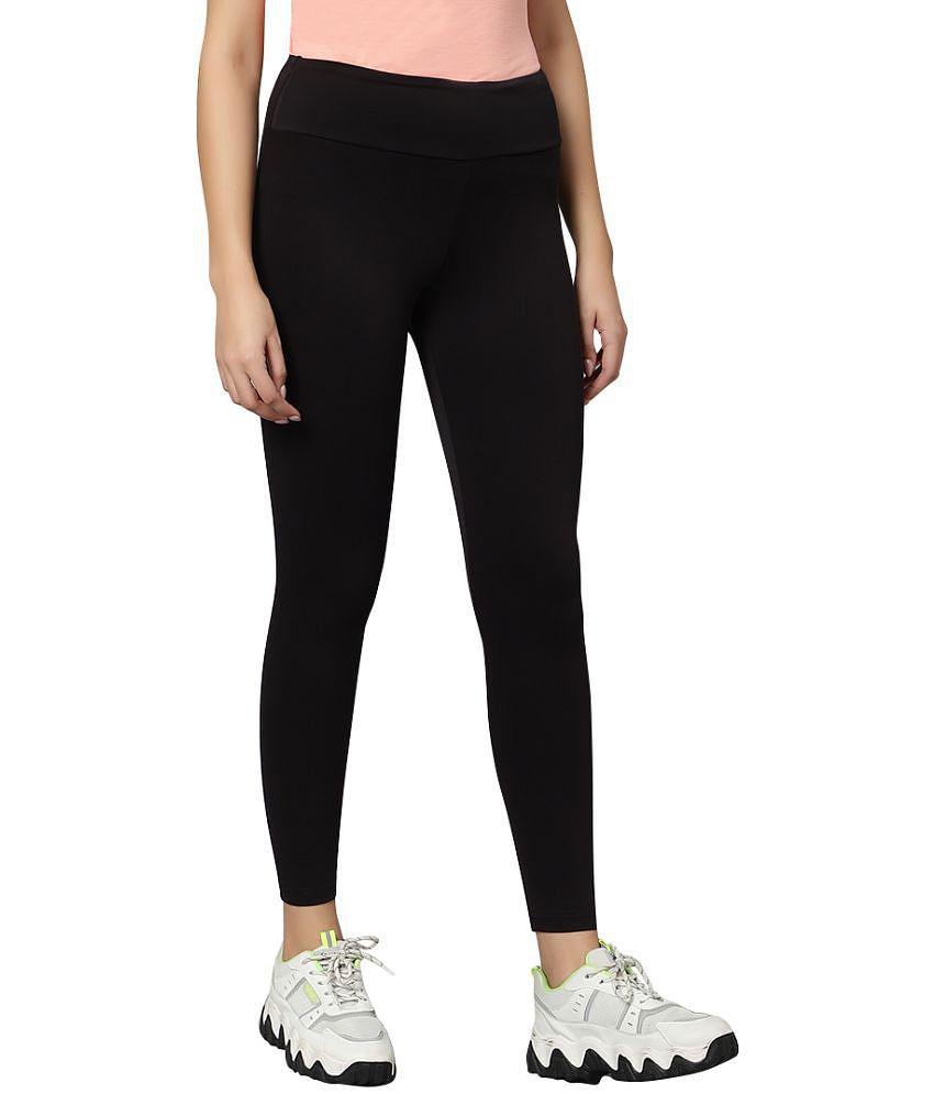 Chic Men Omtex Black Polyester Solid Tights - Single - None 2025 at ShopCircuit | ONDC