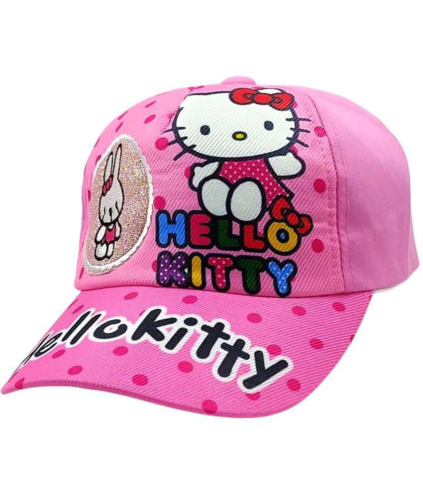 Exclusive Men Zacharias Unisex Kids Cotton Cap kc-24 (Light Pink_1-5 Years) (Pack of 1) - None 2