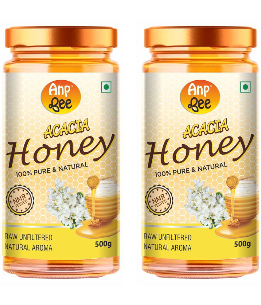 ANP BEE Honey Raw Acacia Honey 500 g Pack of 2