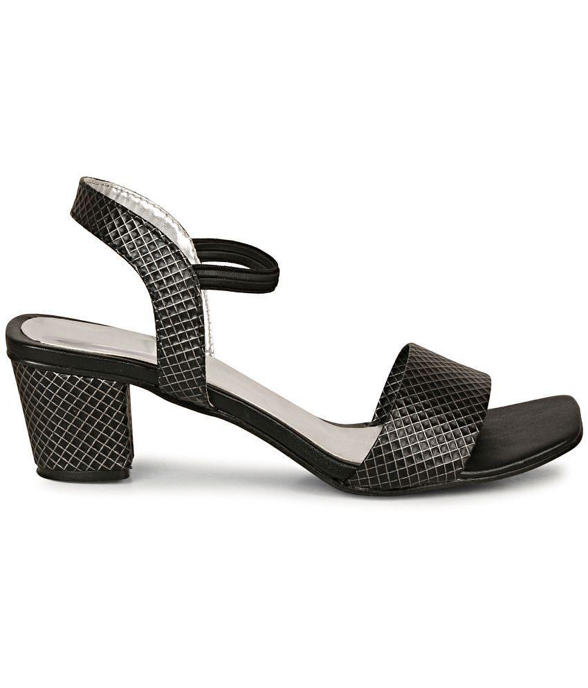 Saheb - Black Women's Sandal Heels - None