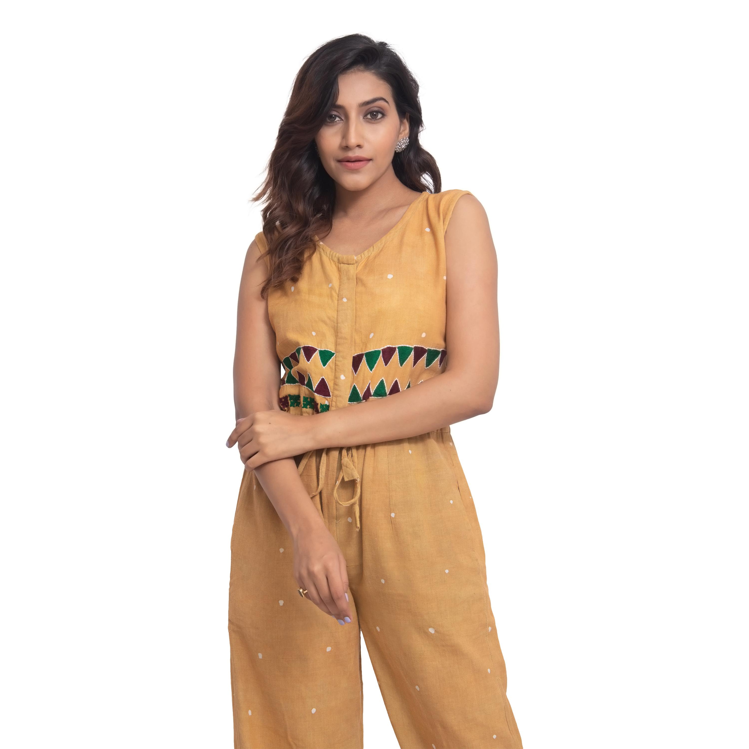 Kani Khadi Batik Jumpsuit - xl