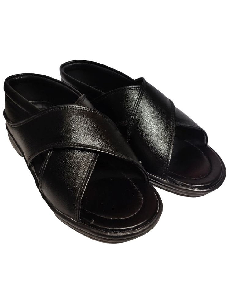 Sophisticated Men RAGE GAZE - Black Mens Sandals - None 2025 at ShopCircuit | ONDC