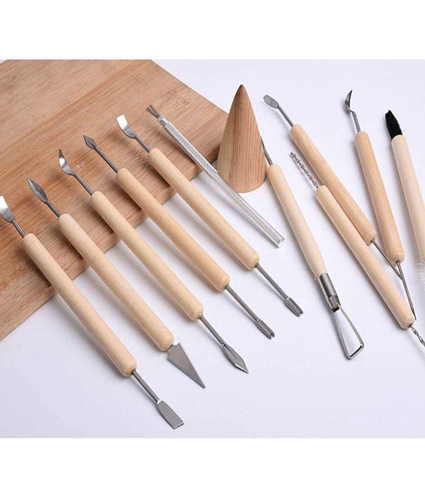 Rangwell  new - Metal Ceramic Clay Tool Set - 11 Pieces ( Pack of 1 )