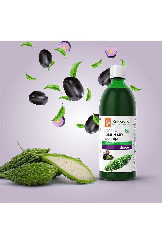 Krishna's Herbal & Ayurveda Karela Jamun Mix Juice 1000ml