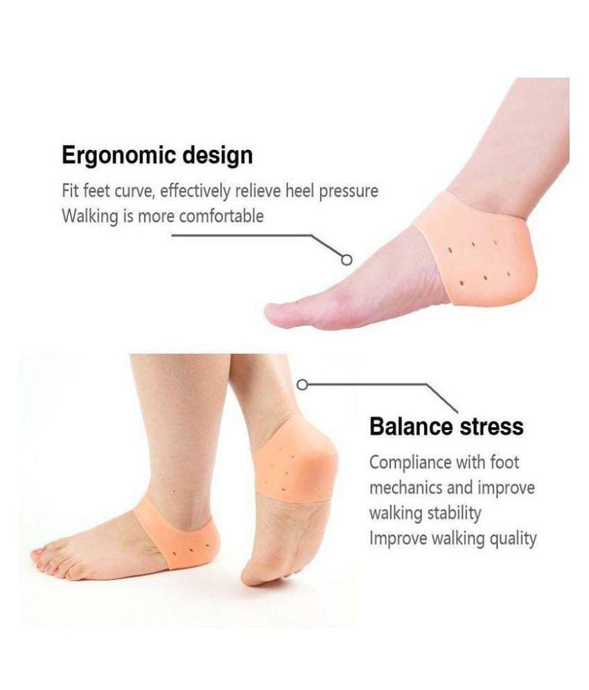 MAA DEVLOPERS Heel Protector & Anti Cracks Silicone Sleeve Socks