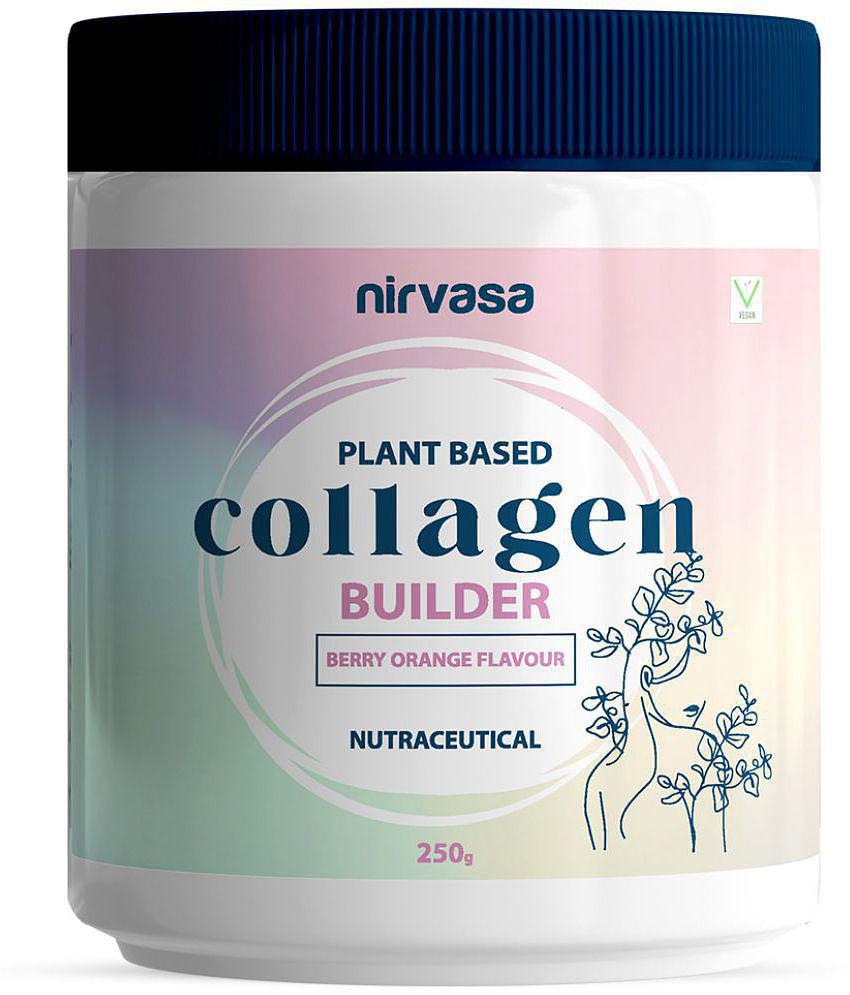 Nirvasa Plant Based Collagen builder Powder, for Anti-Ageing, Saggy Skin, enriched with Pro-Collagen Blend, Anti-ageing Blend and Collagen (1 X 250 g)