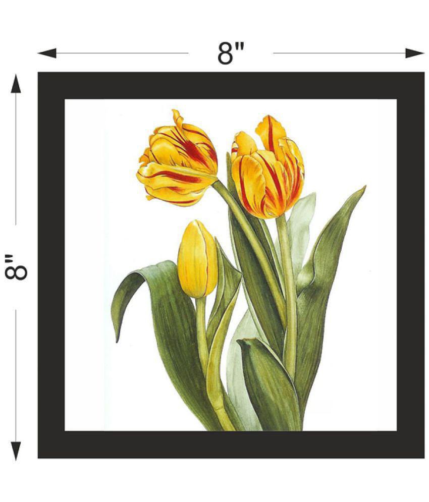 Photojaanic - Floral Painting With Frame