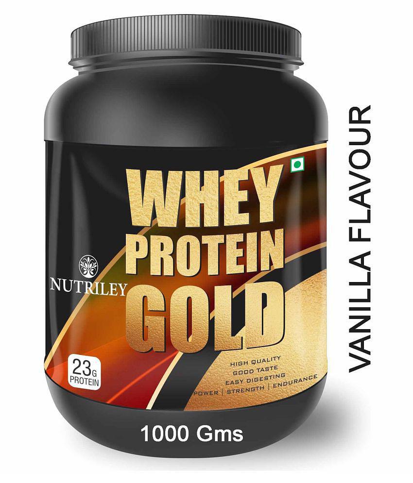 Nutriley Whey Protein Weight Gainer for Body & Muscle Mass 1000 gm