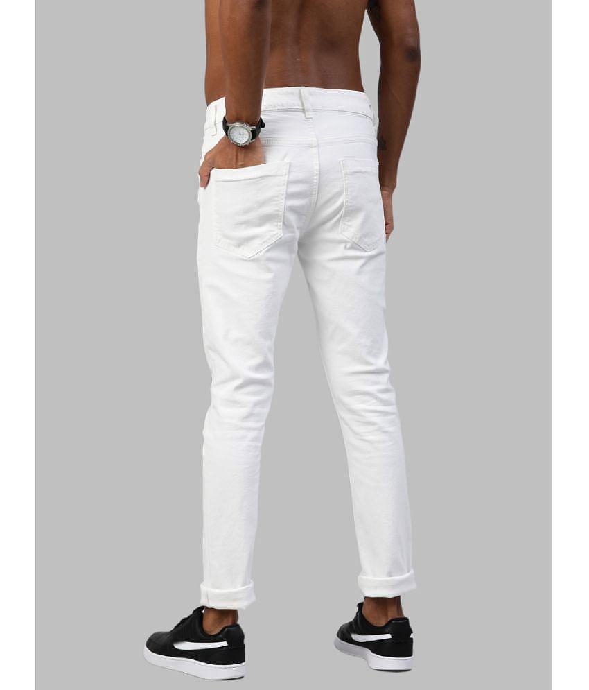 Lawson - White Denim Skinny Fit Men's Jeans ( Pack of 1 ) - None