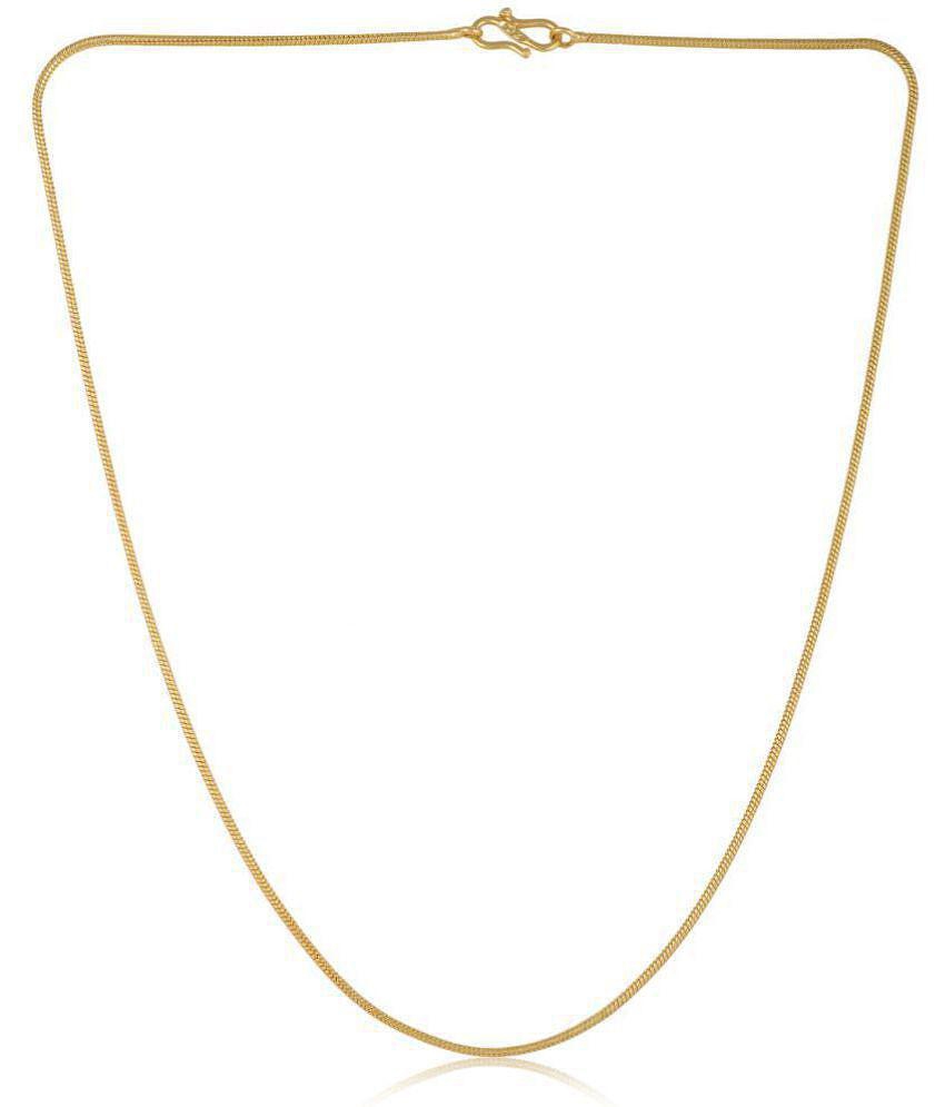 Premium Men AanyaCentric Combo of 2 Gold Plated 28inches Long Fashion Chain - None 2025 at ShopC