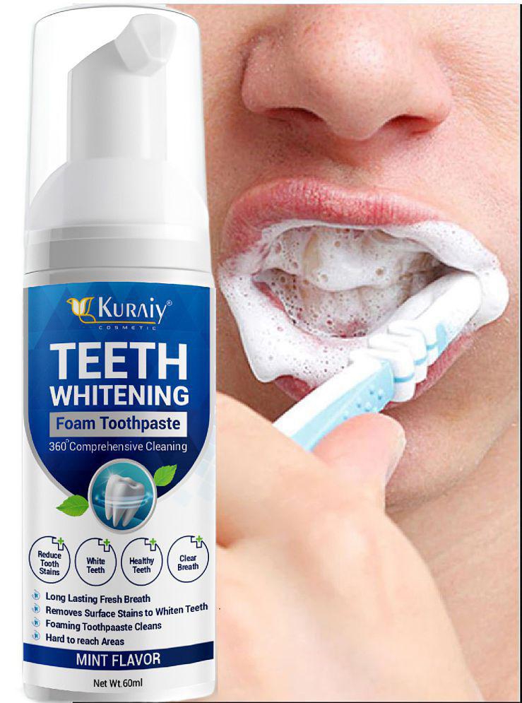 Kuraiy Teeth Whitening Powder Smoke Coffee Tea Stain Powder Oral Hygiene Tooth Care