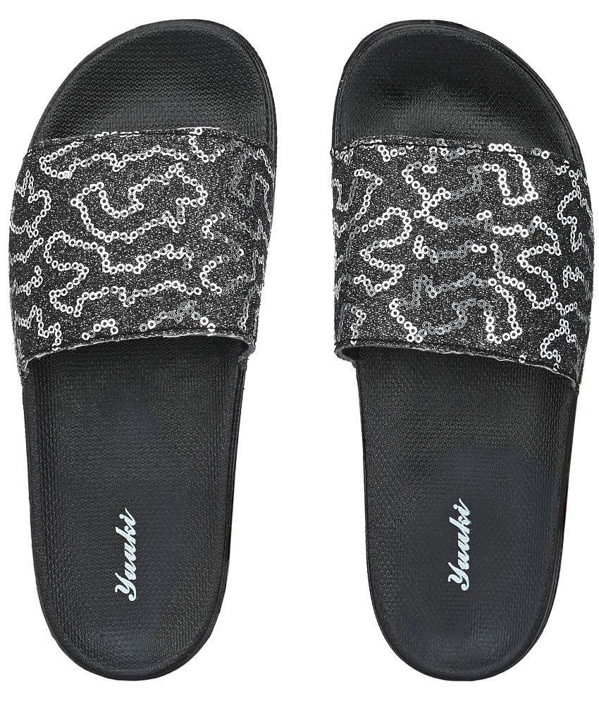 New Men YUUKI - Black Women''s Slide Flip Flop - None 2025 at ShopCircuit | ONDC