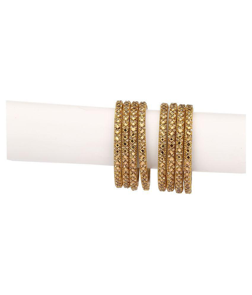 Affordable Men AFAST - Gold Bangle Set (Pack of 1) - None 2025 at ShopCircuit | ONDC