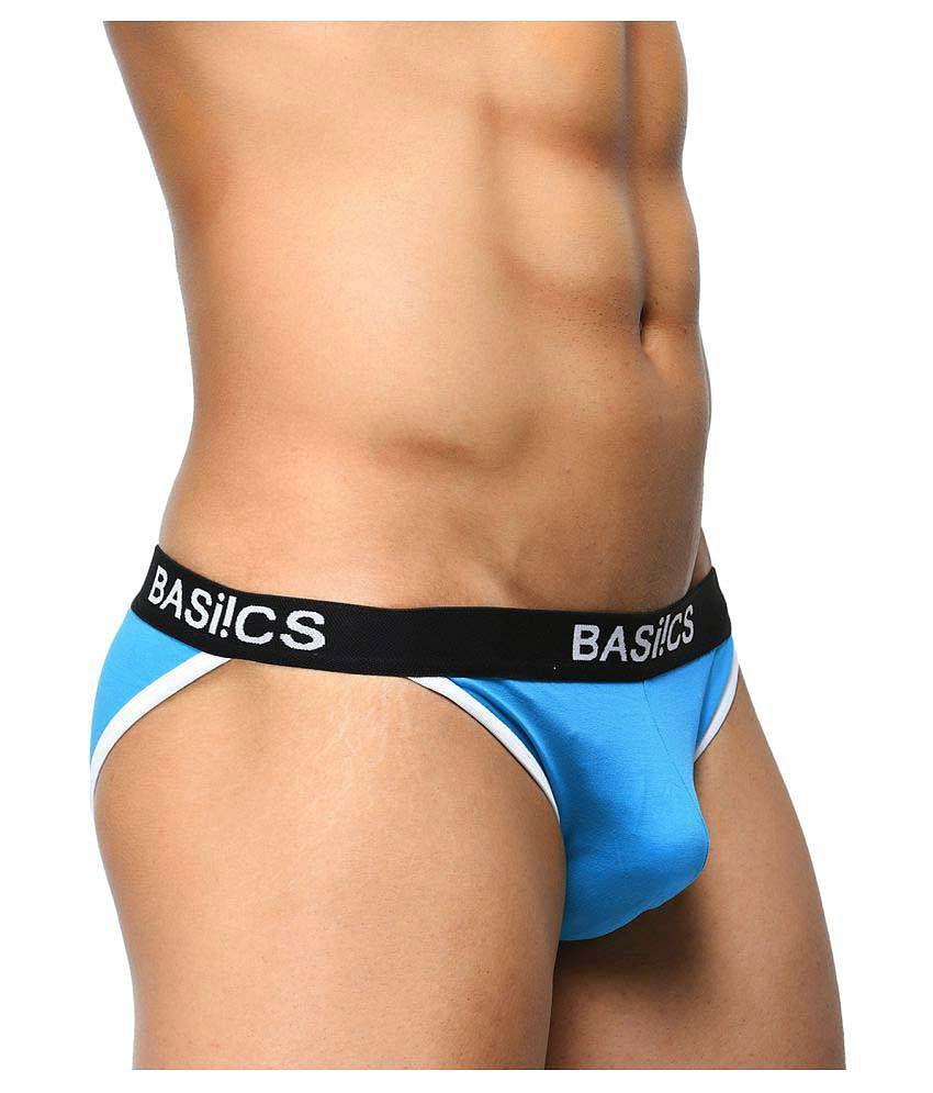 Luxurious Men BASIICS By La Intimo - Multicolor Cotton Mens Briefs ( Pack of 3 ) - S 2025 at Sho