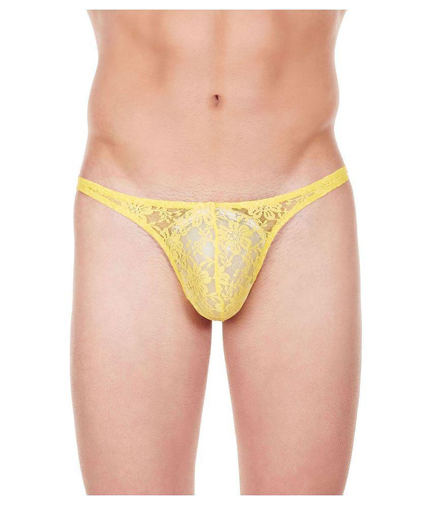 Best Men La Intimo Yellow Thong Single - M 2025 at ShopCircuit | ONDC
