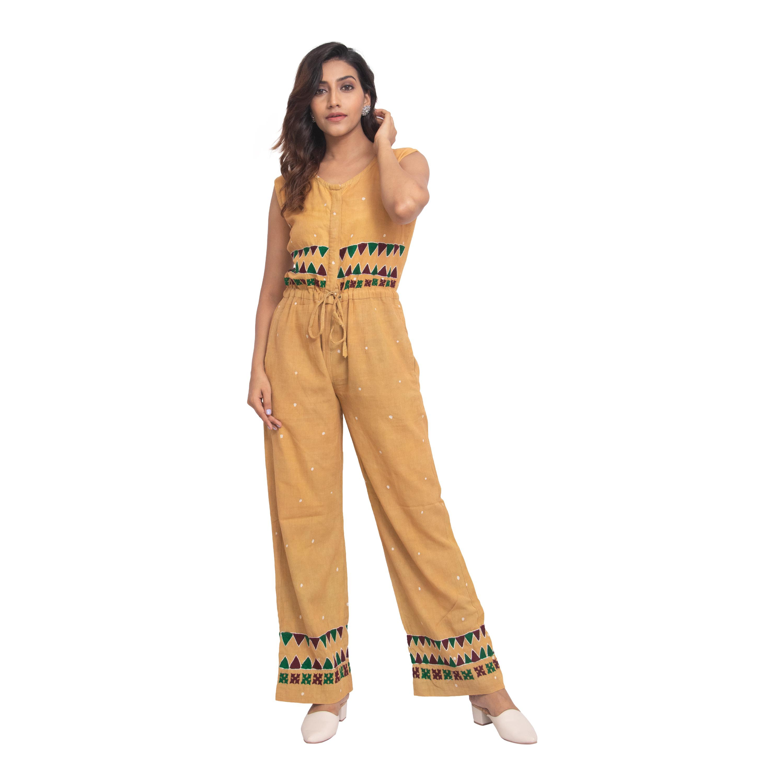 Kani Khadi Batik Jumpsuit - l