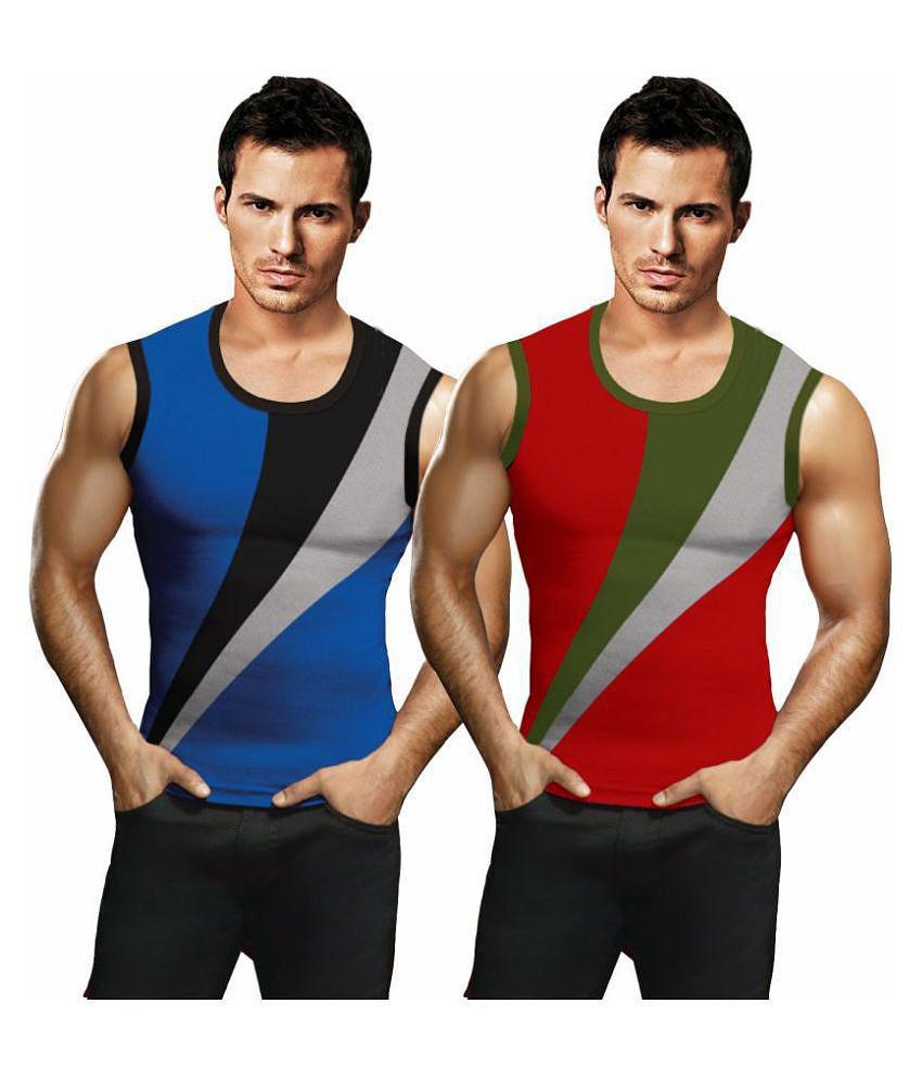 Rupa Frontline Multi Sleeveless Vests Pack of 2 - 95