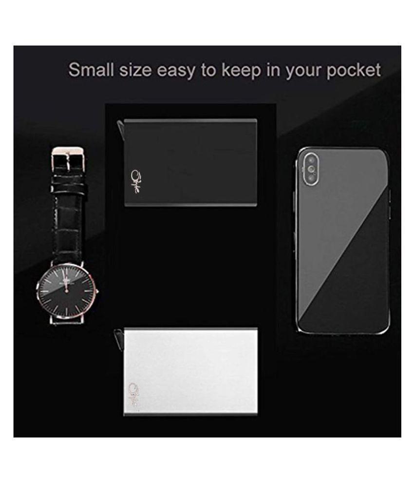 Affordable Men STYLE SHOES Button Silver Card ATM Holder - Silver 2025 at ShopCircuit | ONDC