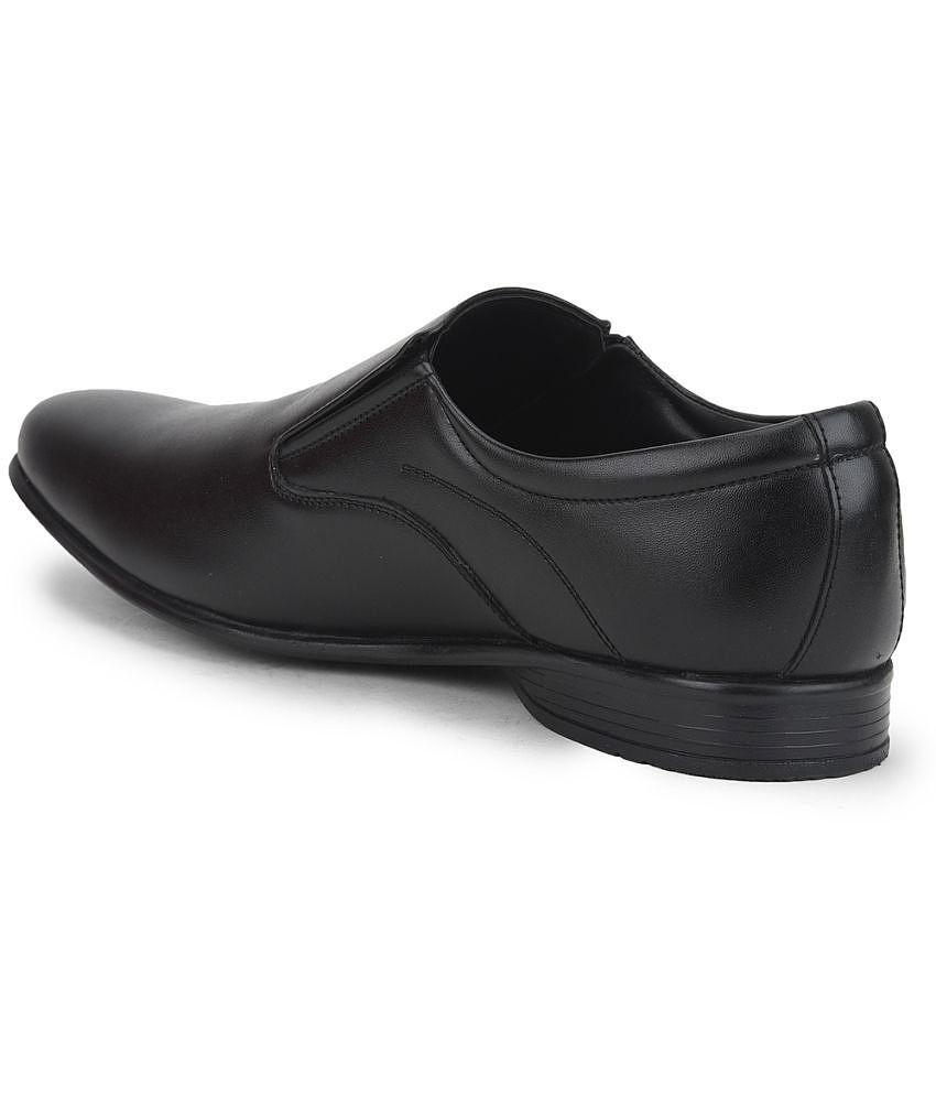 Trendy Men Liberty - Black Mens Slip On Formal Shoes - None 2025 at ShopCircuit | ONDC