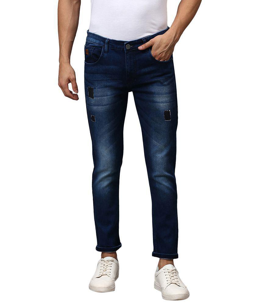 Campus Sutra - Blue Denim Slim Fit Mens Jeans ( Pack of 1 ) - None