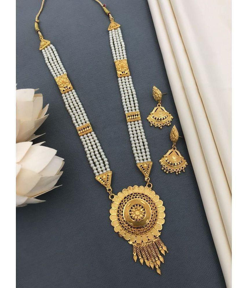 Trendy Men Ruyu White Brass Necklace Set ( Pack of 1 ) - White 2025 at ShopCircuit | ONDC