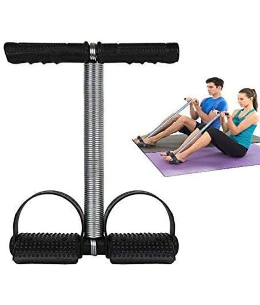 HSP ENTERPRISES Tummy Trimmer With Spring Burn Off Calories & Tone Your Muscles Ab Exercise Men & Women - Black