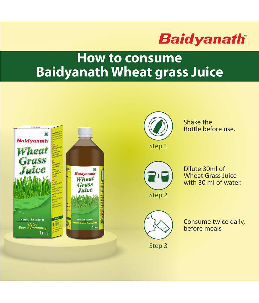 Baidyanath Wheatgrass Juice 1 L â?? Natural Detoxifier