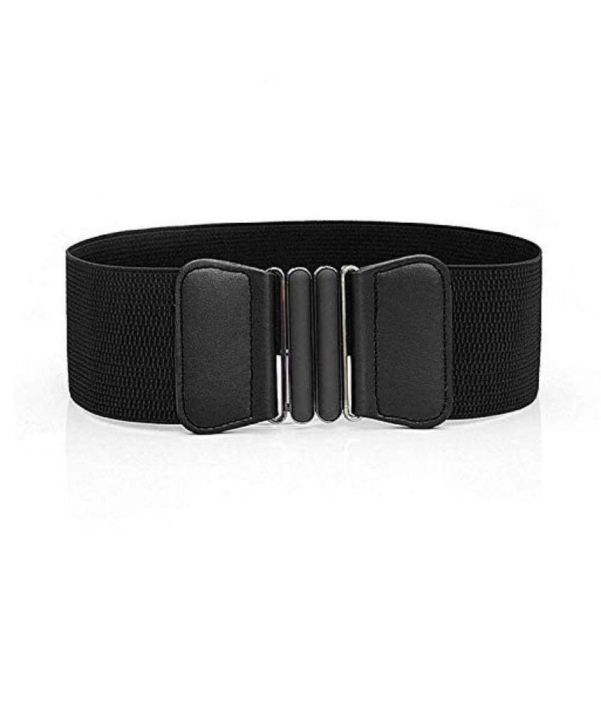 Latest Men Livosorb Black Faux Leather Casual Belt - None 2025 at ShopCircuit | ONDC