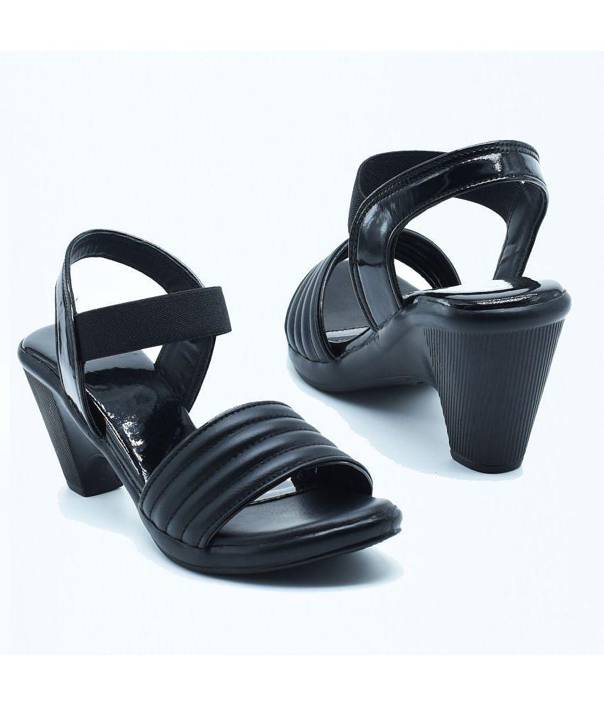 Dream Makers - Black Women's Sandal Heels - None