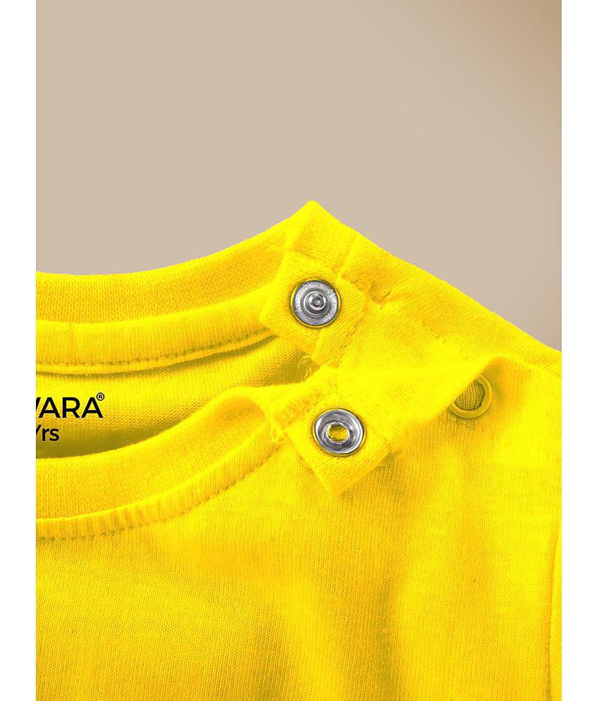 Buy Online Durakart Marketing Private Limited Be Awara - Yellow Unisex T-Shirt ( Pack of 1 ) - None