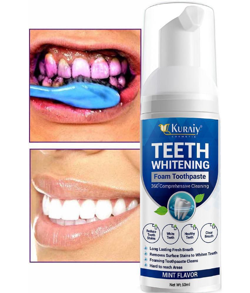 Kuraiy New Activated Carbon Tooth Whitening Powder Remove Stains Brighten Clean Teeth Dental Tools