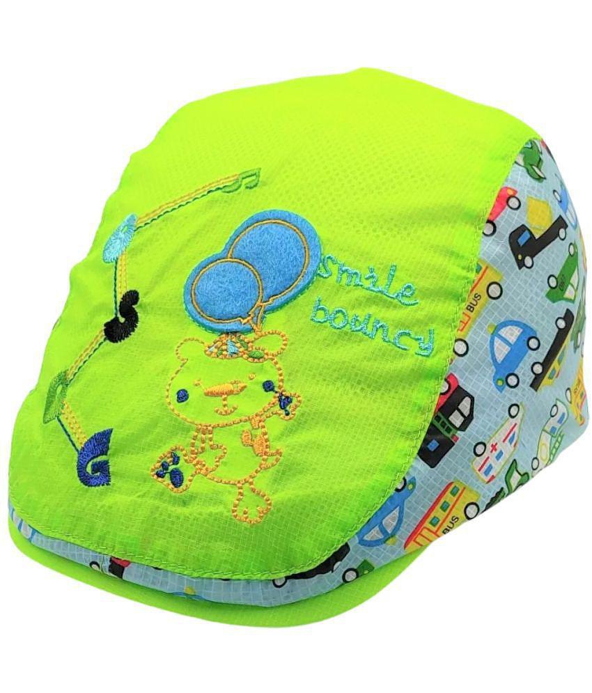Stylish Men Zacharias Baby Boy's & Girl's Kids Beret Golf Polyester Cap (06-24 Months) Smile-Bou
