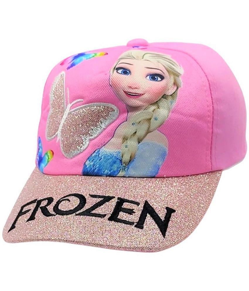 Affordable Men Zacharias Girl's Kids Cotton Cap kc-15-Light-PInk (Pack of 1) (1-4 Years) - None 