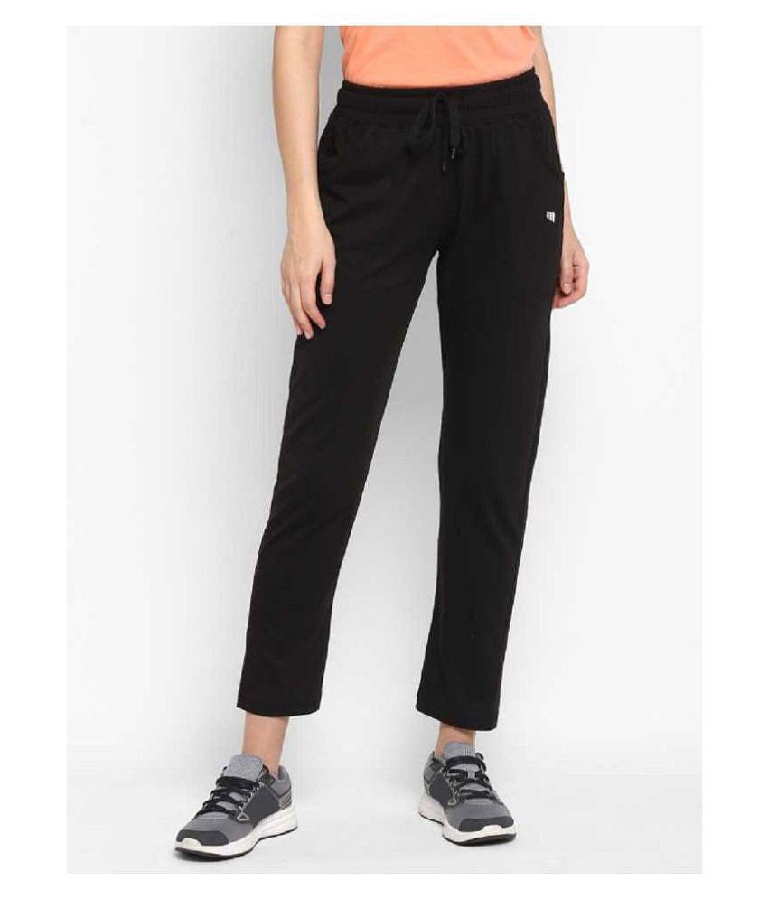 DAYAKU Black Cotton Blend Trackpants - Single - 30