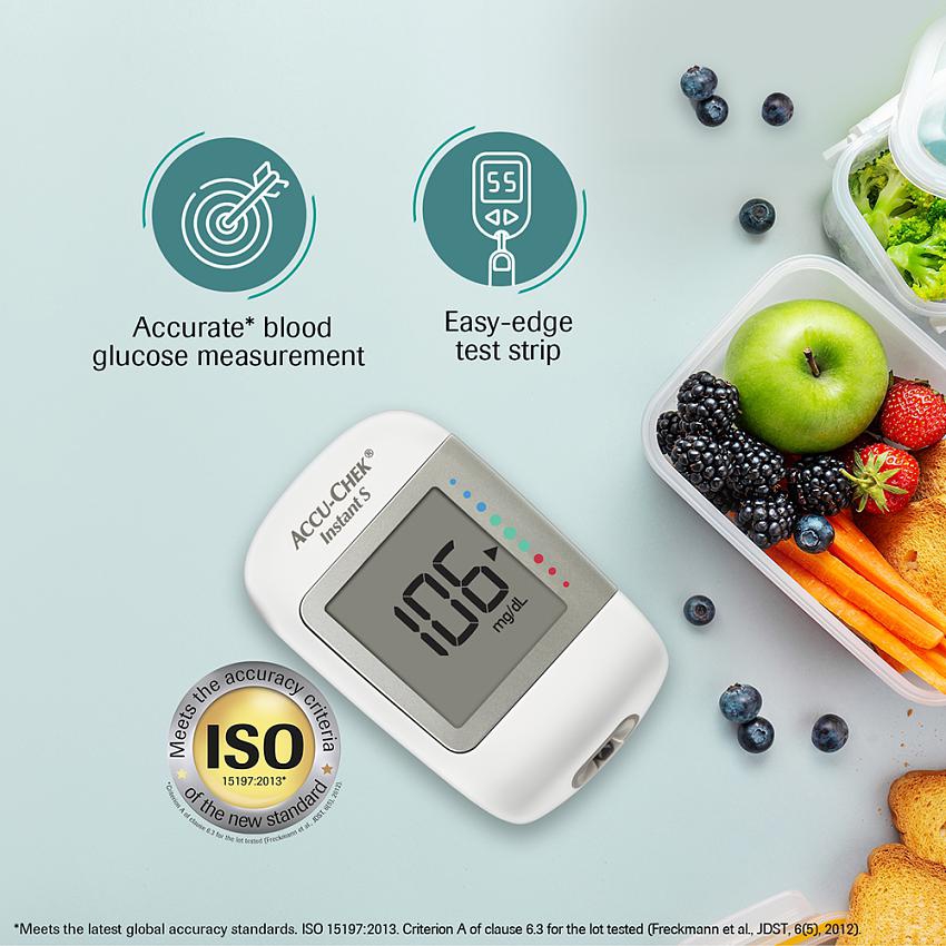 Accu-Chek Instant S Blood Glucose Monitoring System with 10 Test Strip