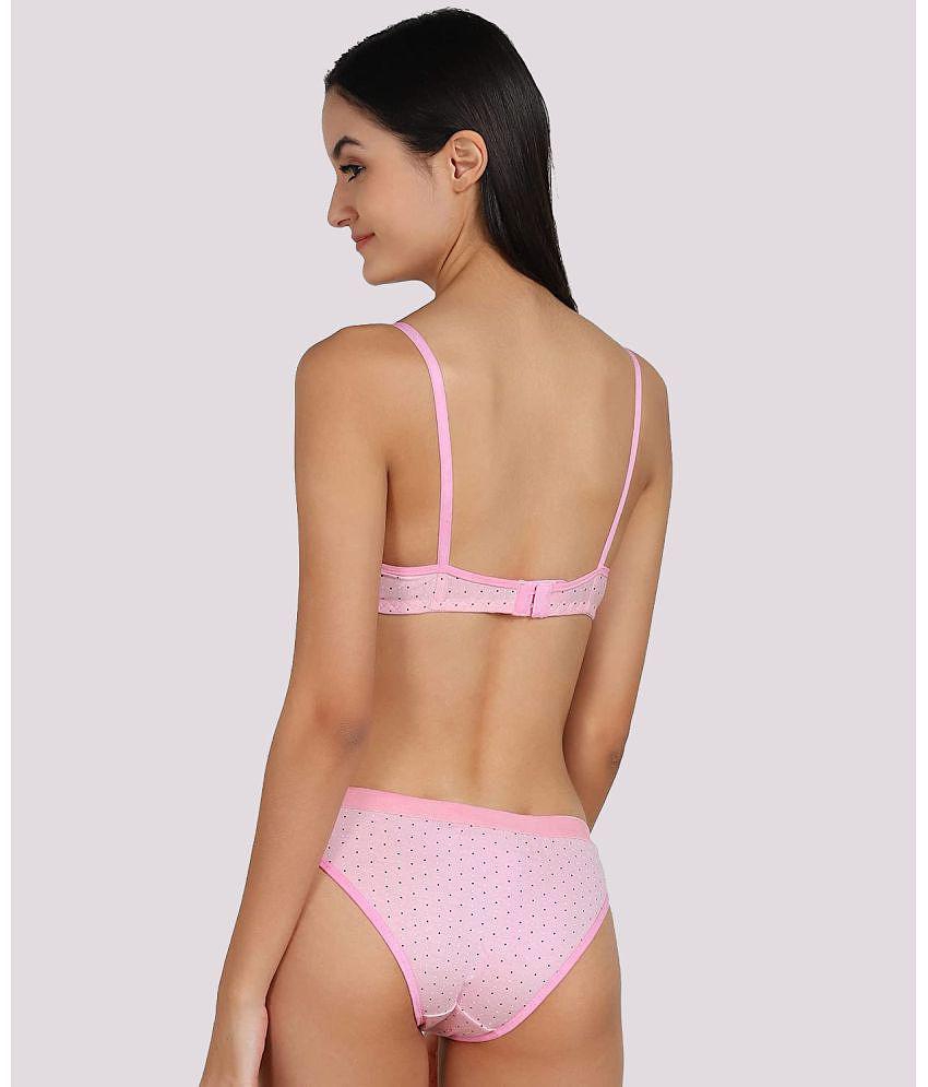 Latest Men Kiran Enterprises - Multicolor Cotton Womens Bra & Panty Set ( Pack of 2 ) - None 202